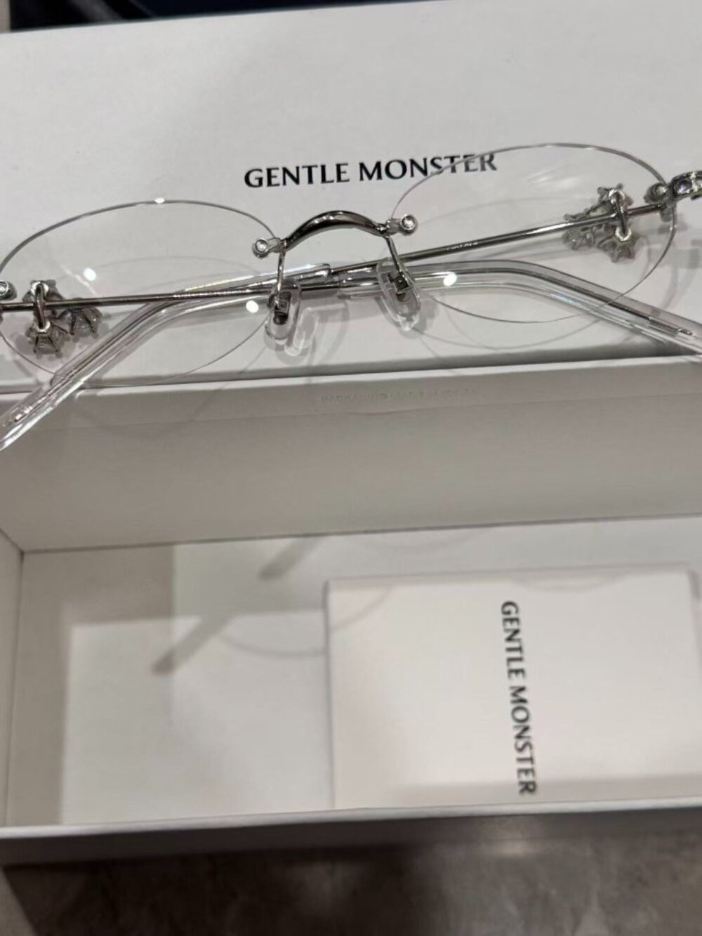 Gentle Monster Silver Frame Glasses